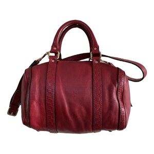 Gucci Rich Red Leather Satchel